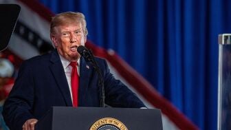 Imagen de archivo del presidente de EEUU, Donald Trump.