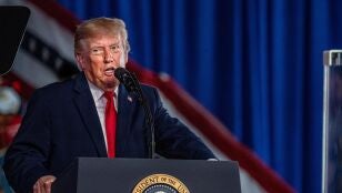 Imagen de archivo del presidente de EEUU, Donald Trump.