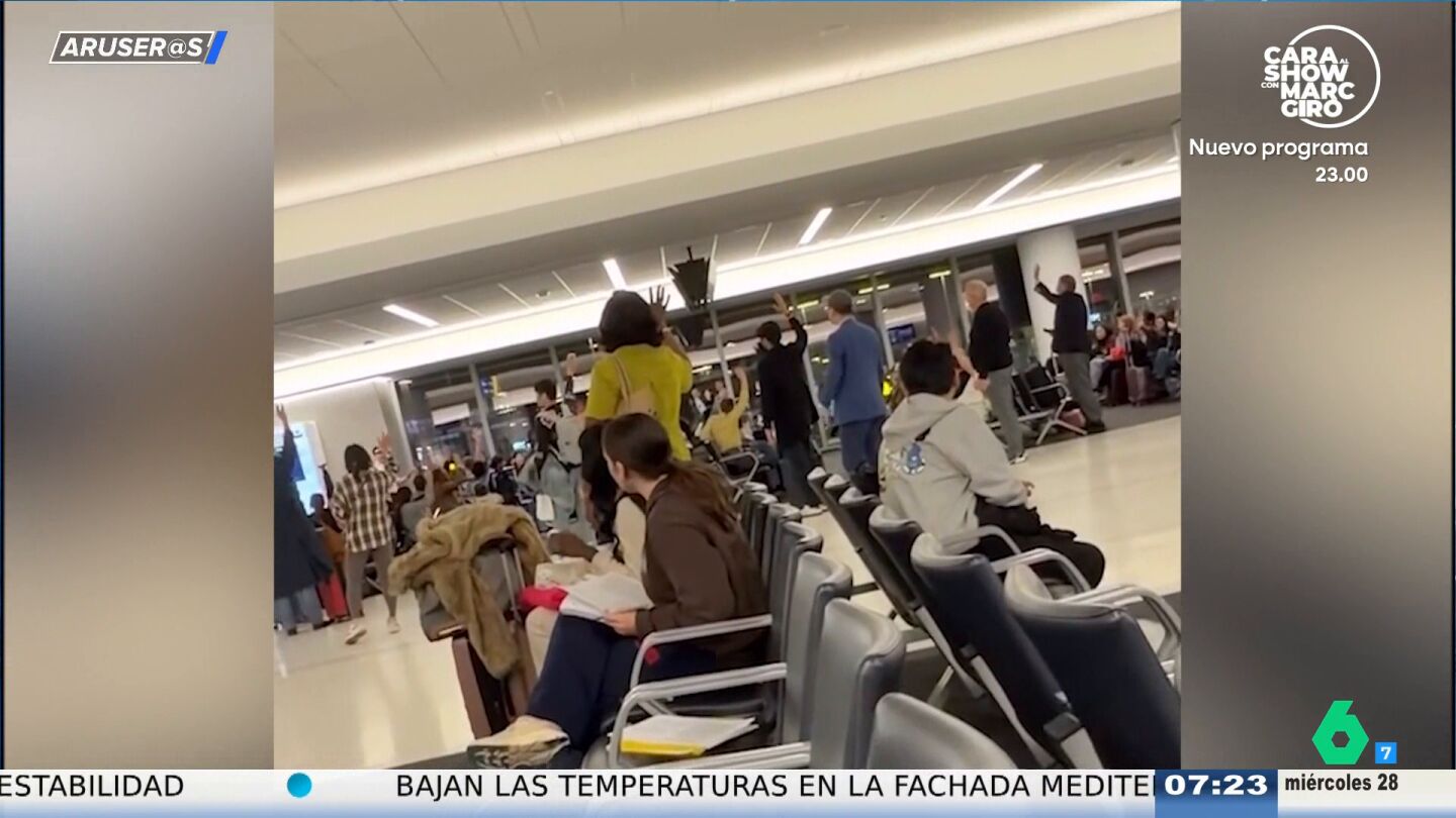 &iquest;Despegar o limpiar el pis? La ins&oacute;lita votaci&oacute;n en un avi&oacute;n tras un percance con un perro