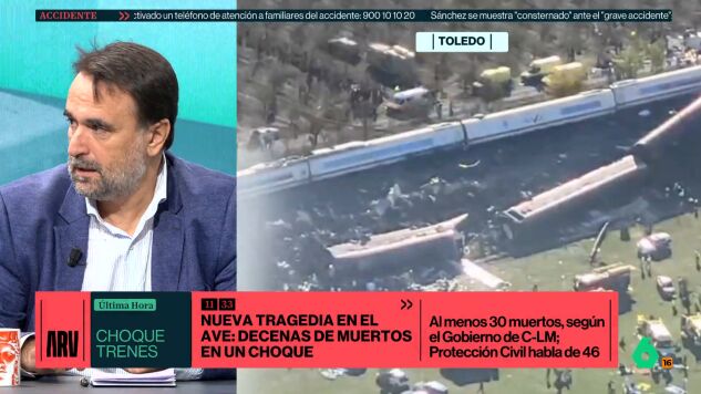 Un ingeniero industrial advierte que es "pronto" para plantear una hip&oacute;tesis sobre el accidente de tren en Toledo: "Tienen que fallar varias cosas en cascada"