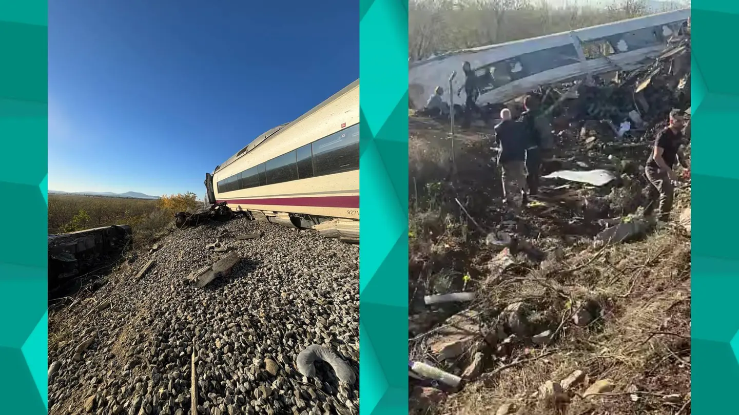 Dos trenes de alta velocidad chocan en Toledo y varios vagones caen por un terraplén dejando numerosos heridos Dos trenes de alta velocidad chocan en Toledo y varios vagones caen por un terraplén dejando numerosos heridos