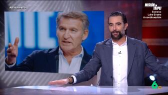 Feij&oacute;o ha mostrado su compromiso a no bailar en los m&iacute;tines ni besar a su pareja, pero Dani Mateo le recuerda su hemeroteca donde "lo daba todo" en un acto en Canarias o cuando bes&oacute; a su pareja en su investidura como presidente de la Xunta.