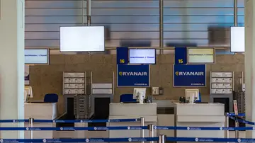 Mostradores de facturación de Ryanair Mostradores de facturación de Ryanair