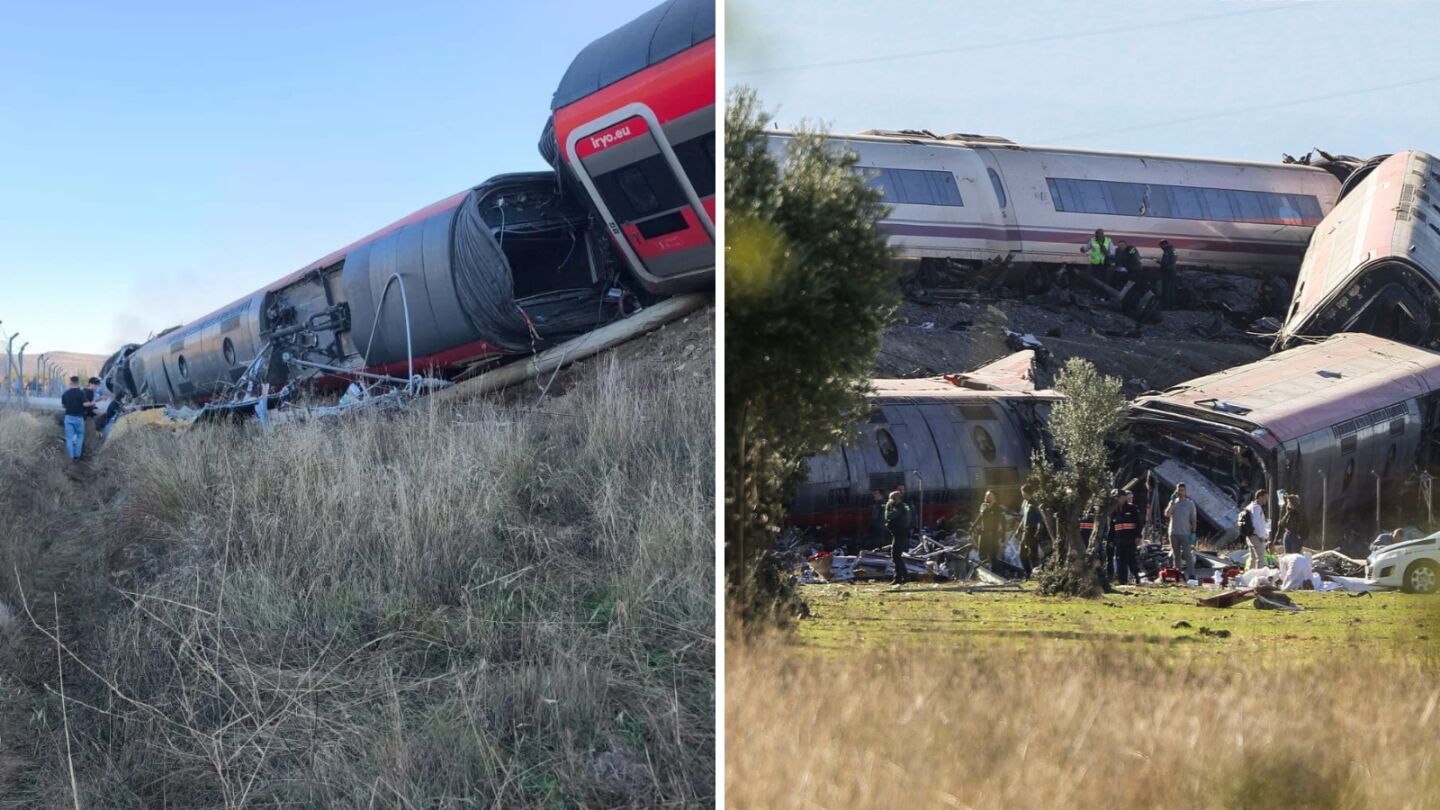 Estos son los dos trenes implicados en el accidente en Toledo: un Iryo y un AVE de Madrid a Sevilla