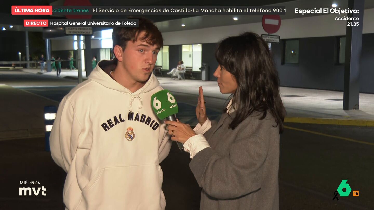 Diego, junto a un grupo de amigos, está buscando a David, uno de los jóvenes desaparecidos tras el accidente ferroviario.