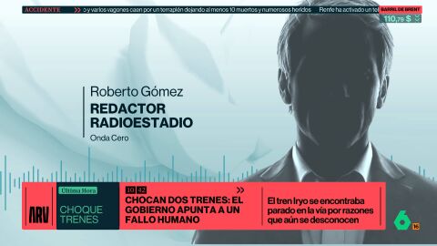 Roberto G&oacute;mez, pasajero del AVE que ha chocado con el Iryo: "Se me ha ca&iacute;do un se&ntilde;or encima que ten&iacute;a la cabeza abierta"
