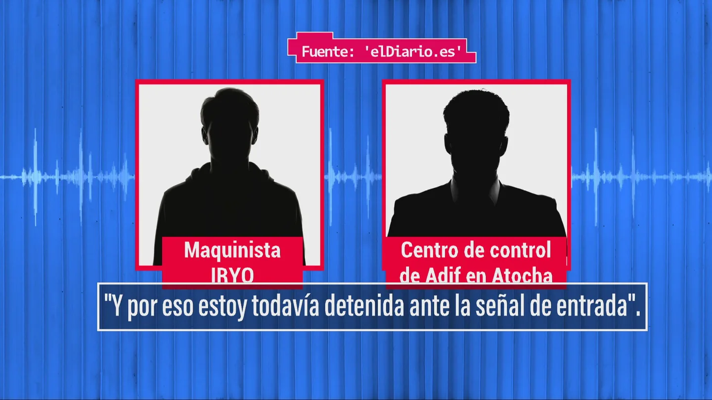 Los audios del centro de control y los maquinistas. Los audios del centro de control y los maquinistas.