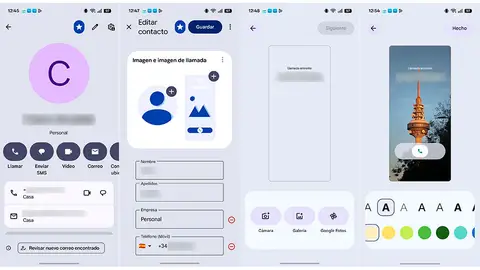 Personalizando el fondo de pantalla de las llamadas Personalizando el fondo de pantalla de las llamadas