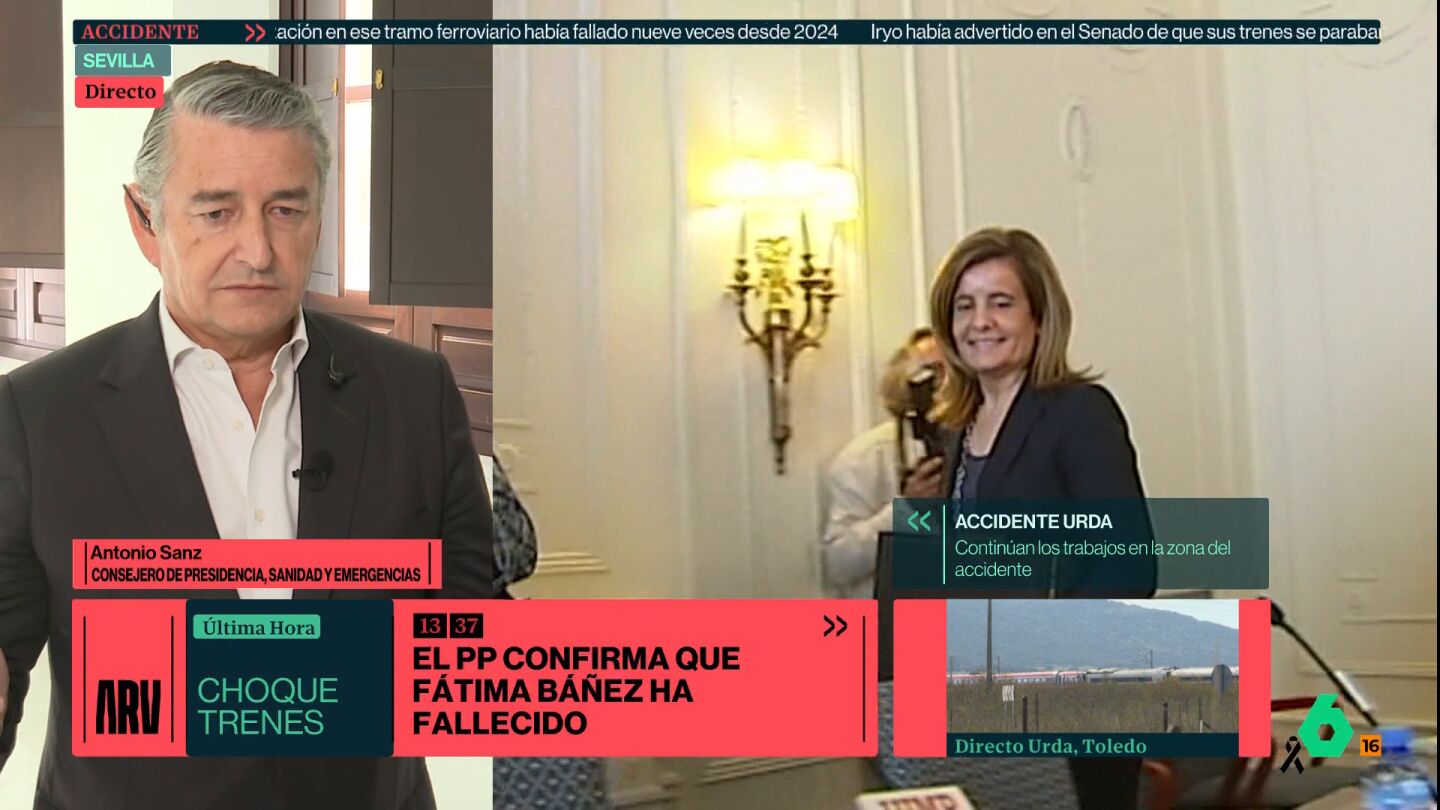 Antonio Sanz lamenta la muerte de su "amiga y compa&ntilde;era" F&aacute;tima B&aacute;&ntilde;ez: "Representa el gran nombre de ministra"