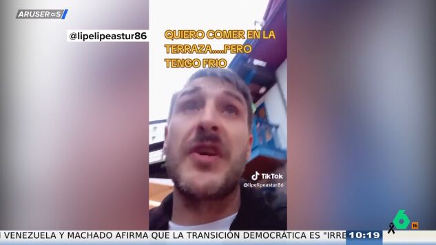 El viral enfado de un hostelero con los clientes que se quejan del fr&iacute;o pero quieren la terraza