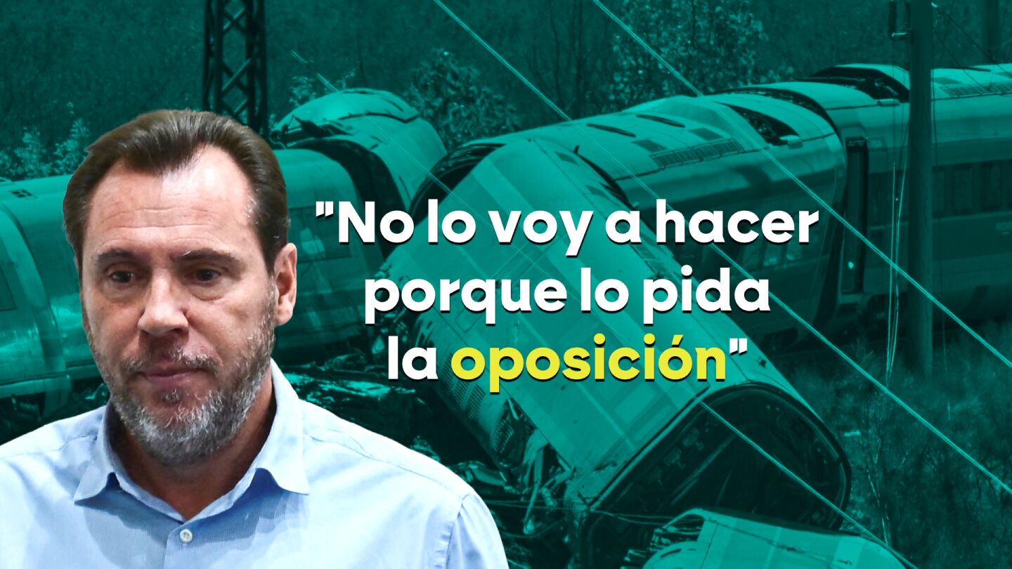 Las seis excusas a las que Puente se agarra para no dimitir tras la tragedia frente a las exigencias de pol&iacute;ticos y sindicatos
