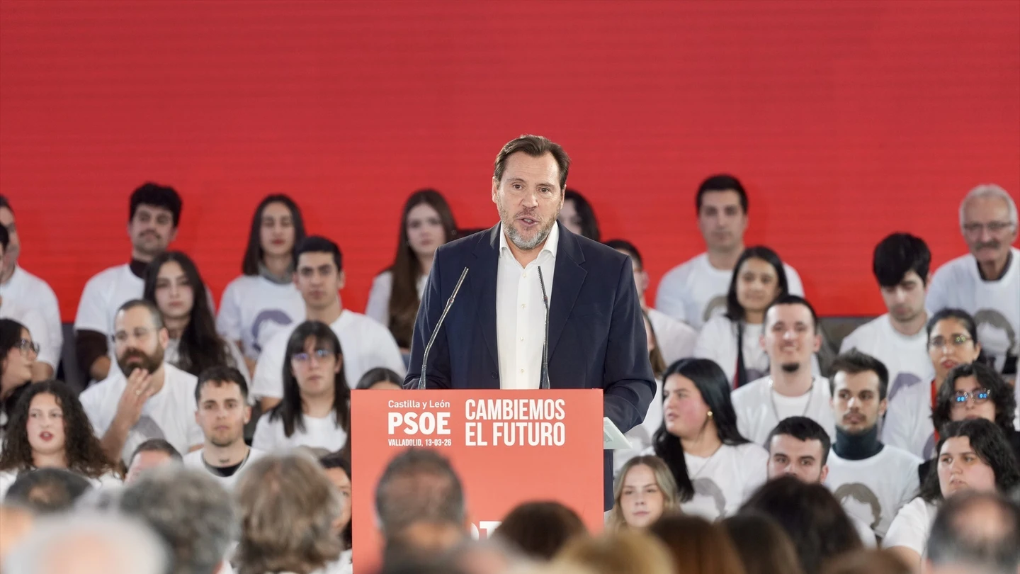 Imagen de archivo de Óscar Puente en un acto del PSOE. Imagen de archivo de Óscar Puente en un acto del PSOE.