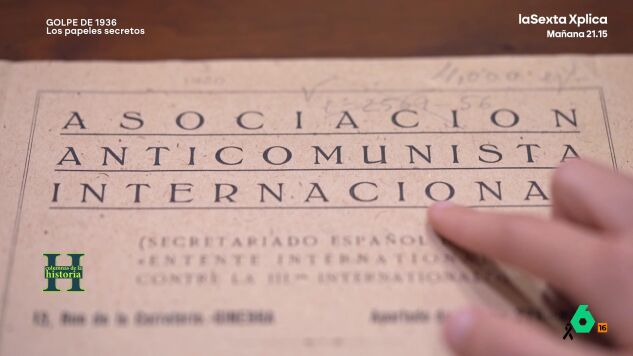 laSexta Columna recupera en la Biblioteca Nacional los boletines de la Asociaci&oacute;n Anticomunista Internacional, propaganda cargada de conspiranoia que no solo utilizaron los golpistas, sino que les conectaba con la ideolog&iacute;a contrarrevolucionaria que circulaba por Europa.