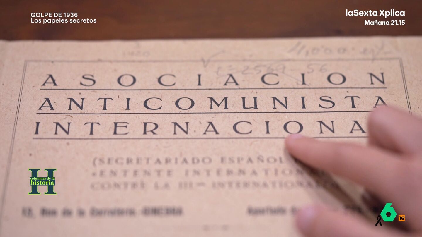 laSexta Columna recupera en la Biblioteca Nacional los boletines de la Asociaci&oacute;n Anticomunista Internacional, propaganda cargada de conspiranoia que no solo utilizaron los golpistas, sino que les conectaba con la ideolog&iacute;a contrarrevolucionaria que circulaba por Europa.