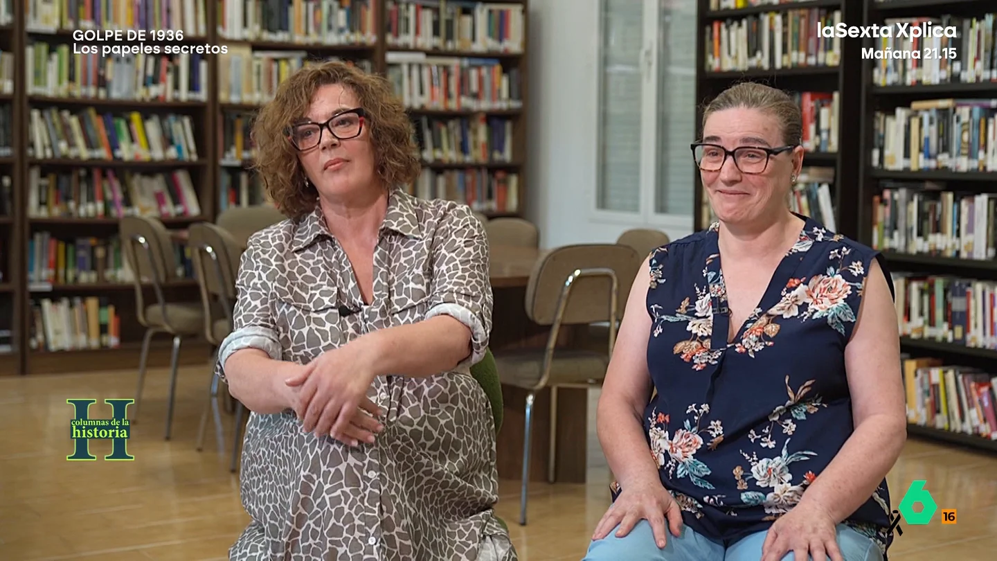 La emoción de Antonia y Pascuala al descubrir el verdadero motivo por el que los golpistas asesinaron a su abuelo laSexta Columna es testigo de un momento emocionante. Antonia y Pascuala Moreno descubren gracias al historiador Ricardo Moreno que su abuelo no fue represaliado por su próspero negocio, sino por participar en la Rebelión de los Yunteros.