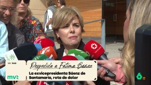 Mariano Rajoy y Soraya S&aacute;enz de Santamar&iacute;a se despiden de F&aacute;tima B&aacute;&ntilde;ez 