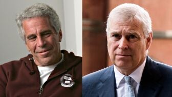 El pederasta estadounidense Jeffrey Epstein y el expr&iacute;ncipe Andr&eacute;s.