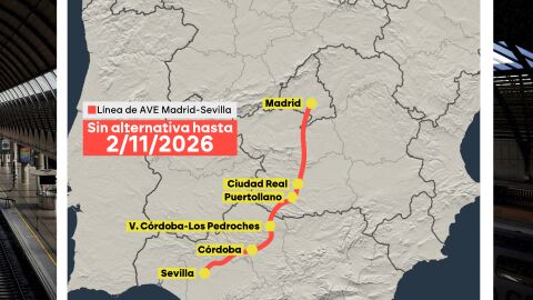 Alternativas para el trayecto Madrid-Andaluc&iacute;a.