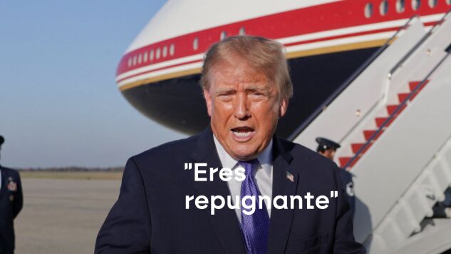 Trump llama "repugnante" a un periodista tras preguntarle por la cancelaci&oacute;n de sus m&iacute;tines: "P&oacute;ngase en forma, tiene un aspecto horrible"