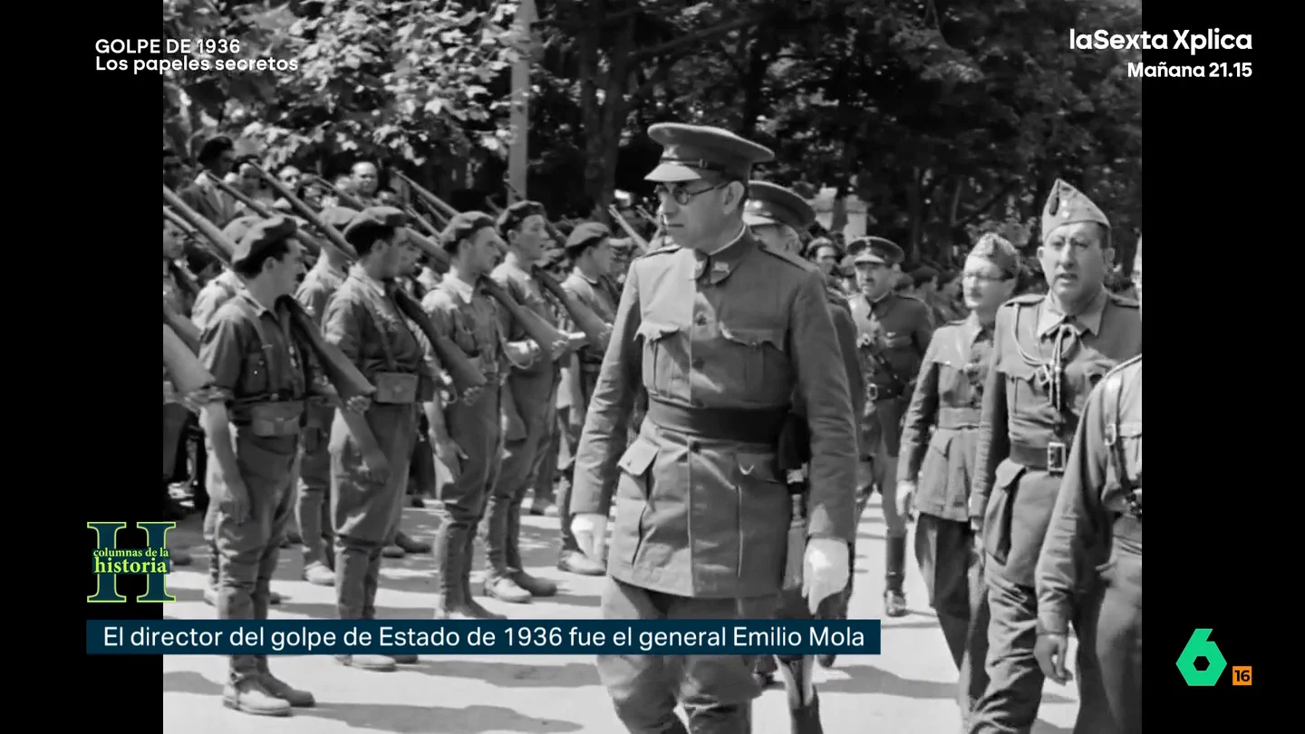 El general Mola, el "metódico" director del golpe del 36: así tejió su "impresionante red de contactos" entre militares y políticos Los historiadores Fernando del Rey y Gutmaro Gómez Bravo analizan la figura del general Mola, arquitecto del golpe de Estado de 1936: "No hay otro más inteligente, más potente y más eficaz que él".