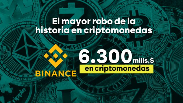 El mayor robo de la criptohistoria: Binance sufre un ciberataque con un impacto de 6.300 millones de d&oacute;lares