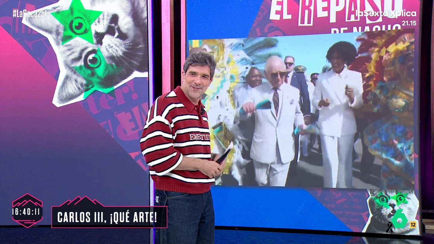 Nacho García, en sus 'repasos' semanales Nacho García, en sus 'repasos' semanales