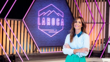 Nuria Roca, en el plató de La Roca